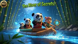 Panda Patrol and the Lost Bamboo Crystal 🌿 | 3D Cartoon Adventure for Kids | #PandaStory #HD #Kids