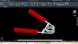 How to Make 3D Hand Grip In AutoCAD, 3D Model