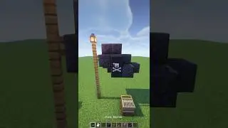 Complicated But Cool Pirate Flag in Minecraft! #shorts