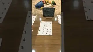 Fun way to recognise numbers for your Toddlers #younglings #toddlers #numbers #numberrecognition