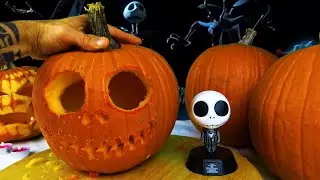 Zucca Pumpkin  Jack Skellington The Nightmare Before Christmas Carving Pumpkin