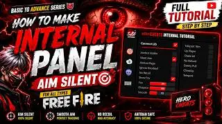✨How To Make Safe Internal Panel In Easy Steps | Work In All Types Of Free Fire | Full Tutorial 🎉|