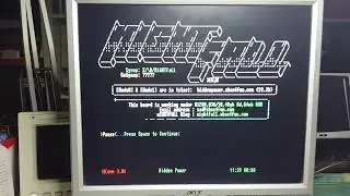 Amiga BBS connection (Hidden Power / nIGHTFALL) via Telser Device / NCOMM