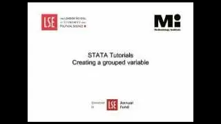 STATA Tutorials: Creating a Grouped Variable
