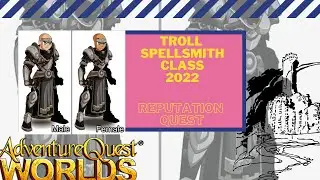 AQW - /Bloodtuskwar; Troll Reputation Quest 2022! Awesome Troll Spellsmith Class (August, 2022)