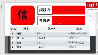 N3 Kanji Lecture Video Week1 Day2