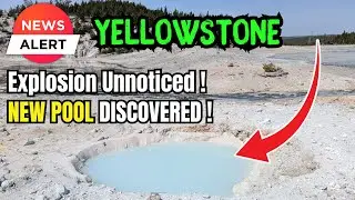 Yellowstone Caldera: New thermal pool in Norris Geyser Basin - Multiple Explosions formed this