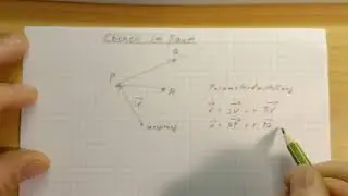 Parameterdarstellung einer Ebene Erkl&auml;rung