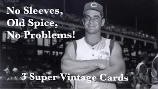 Ep92 Ted Kluszewski&rsquo;s 1948 Leaf Rookie Card and 2 other Vintage cards of Big KLU