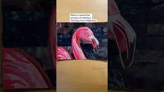 Here&rsquo;s a look at my process for making a Flamingo collage