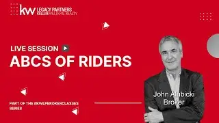 ABC&rsquo;s of Riders with KWLP Broker John Alubicki