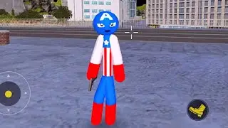 Grand Captain Stickman Vegas Gangster Crime City Battle Warrior Android Gameplay By Games Zone