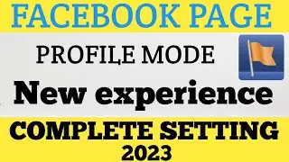 Facebook page complete Setting in new page experience | Fb page complete professional settings