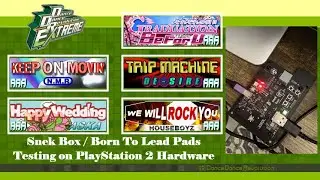 Testing out the Born To Lead pads on real PlayStation 2 hardware with the Snek Box