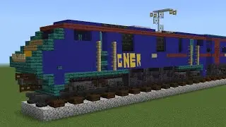 Minecraft GNER Class 91 With Mark 4 Coaches Time Lapse