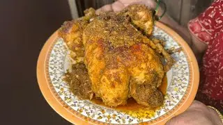 Roasted chicken recipe without oven|Nidaskitchen07|