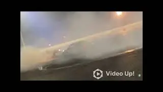Modded kulture drift mustang catches on fire