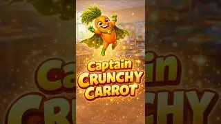 Captain Crunchy Carrot/Green Carrots #trending #healthy #shortsfeed @worldofcartoons12-x9w