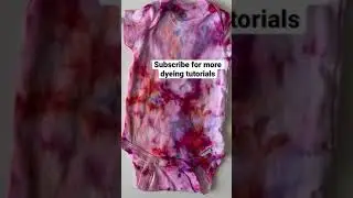 How to ice tie dye #shorts