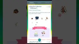 New Bug Out Collection Challenge 3 & 4 || Complete task & Rewards || #Pok&eacute;monGO #short