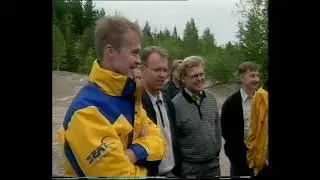 Harri Rovanper&auml; 1998 WRC Seat Cordoba testi ja Juha Kankunen Ford Escort