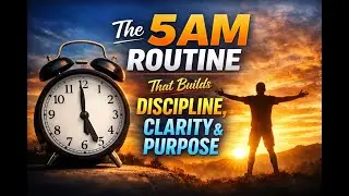 The 5 AM Routine That Builds Discipline, Clarity & Purpose | 5 AM Habit #5amchallenge