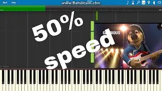 how to play glorious(rock dog)on piano