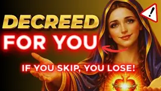 Nothing Can Block What Was Decreed For You | God Message Today | #virginmarymessage