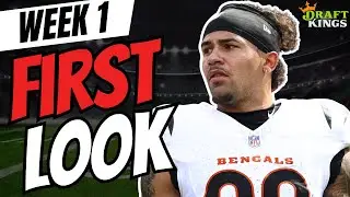 NFL Week 1 DraftKings First Look Lineup | NFL DFS Picks
