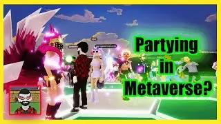 Crystal City Launch Party in Decentraland | Metaverse Party | Mana