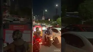 Traffic in Hyderabad #hyderabad #traffic ##rush #trafficupdates #trafficjam #cars fic