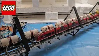 NEW - PART 4 - Suspended Bridge - LEGO TRAIN SET-UP FOR ULTIMATE WINTER VILLAGE DIORAMA 2027