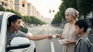 豪车里的前夫看到街边乞讨的前妻，一个5岁男孩的出现揭开让他悔恨终生的秘密。#无名英雄#军人故事#战地人生#铁血军魂#英雄本色#军旅情怀#保家卫国#军人使命#战友情深#军人爱情