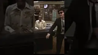 Ray Charles in #thebluesbrothers #raycharles #johnbelushi #shorts #shakeyourtailfeather
