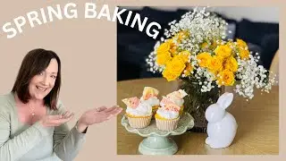 BAKING SPRING CUPCAKES WITH A 1980'S CANDY....CAN YOU GUESS WHICH CANDY I USED?