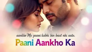 Paani Aankho Ka 💔 | New Hindi Sad Song 2025 | Heart Touching Emotional Song | पानी आँखों का