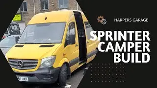 Installing the Vapor barrier in the van.
