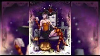 Halloween OC Re-Design || OC Timeleapse