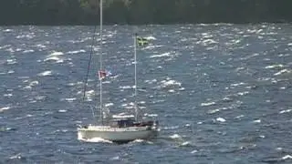 Yacht on a windy Loch Ness.mpg