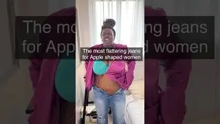 The most flattering jeans for Apple Shaped women in 2023!Plus size jeans style tip #septdailyshorts