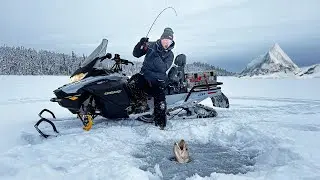 6 Days FIRST ICE Fishing in Alaska The Last Frontier!