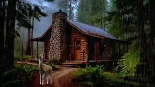🏡 Cabin Rainfall Therapy 🌧️ Stress Relief 💤 Sleep Therapy & Calm Relax 🌲