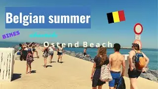 MY FIRST VLOG : Belgian Beach in Summer |Ostend, Belgium 2019 | Traveling Desi way  #ostend #belgium