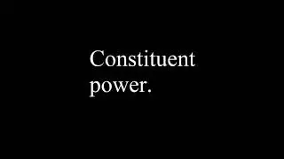 Constituent power