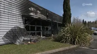Pouzauges : Un incendie ravage l'usine Mecapack : 230 salari&eacute;s au ch&ocirc;mage technique