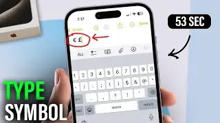 How To Type Euro / Sterling Symbol on iPhone Keyboard | Type Currency Symbols in iPhone and iPad