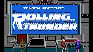 Rolling Thunder - NES | Full Game Longplay (HD)