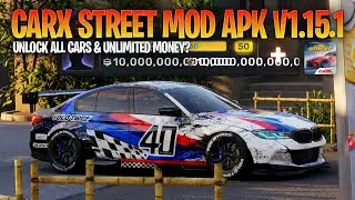 ОБНОВЛЕНИЕ ‼️CarX Street Mod Apk 1.15.1 Геймплей &mdash; Неограниченные деньги, разблокированы все авто...