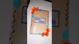 Learn How to make a booklet for school _by Syeda Craft n'Creations ✨#booklets #journal #subscribe