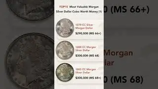TOP 10 Most Valuable Morgan Silver Dollar Coins Worth Money (1) #coin #dollar #coincollecting